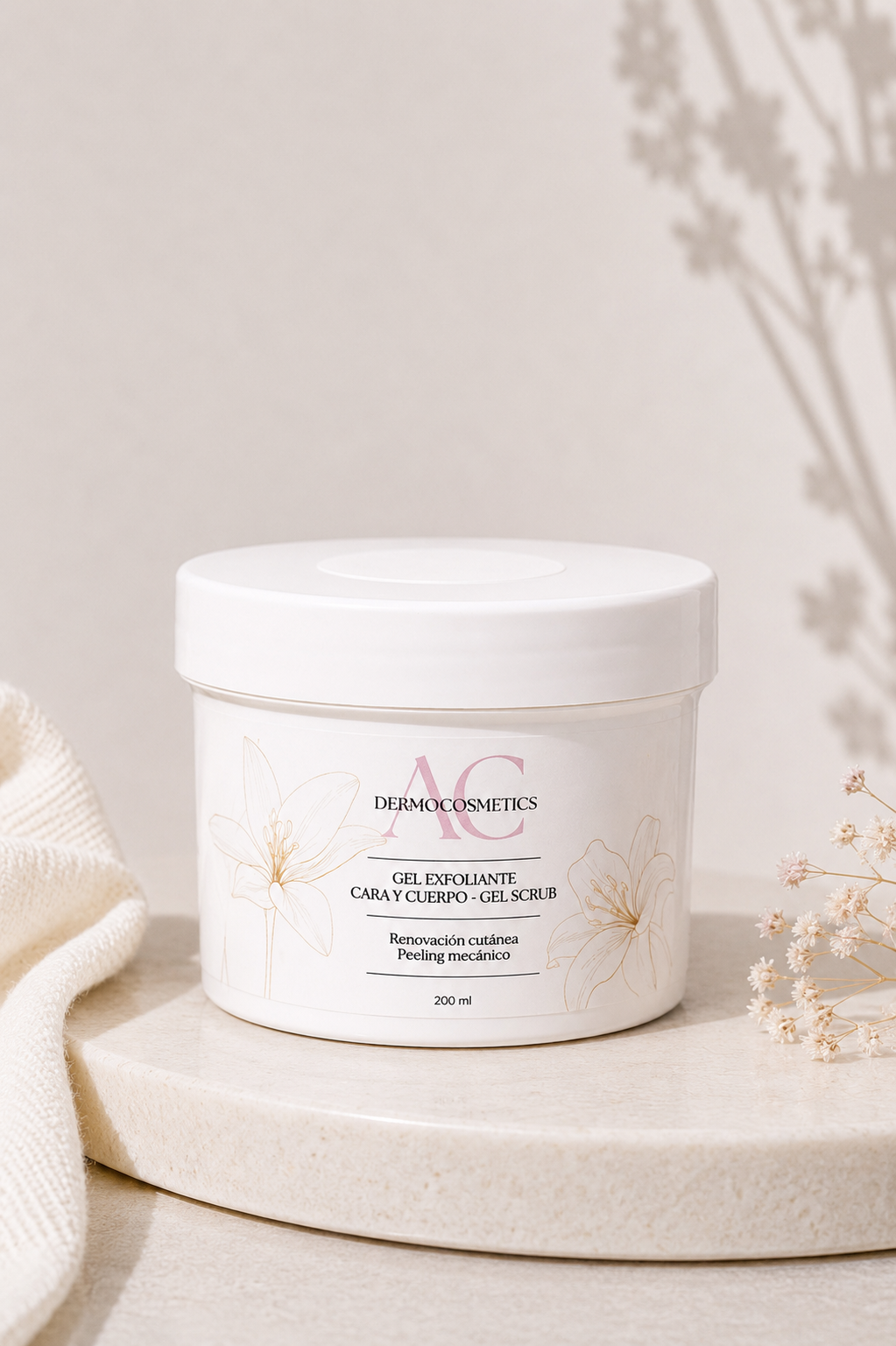 Gel exfoliante cara y cuerpo - gel scrub